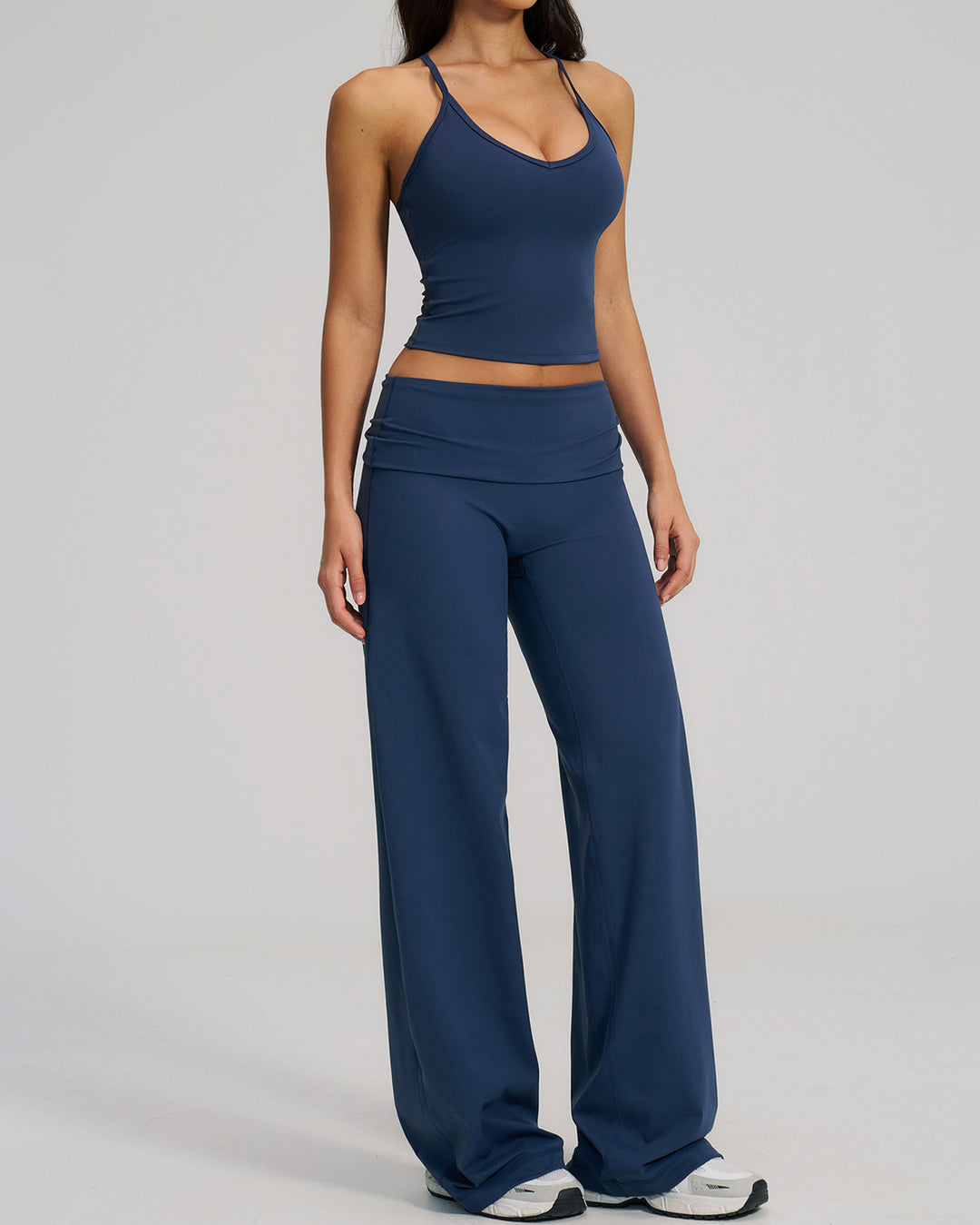 Kenza Flare Leggings - Navy