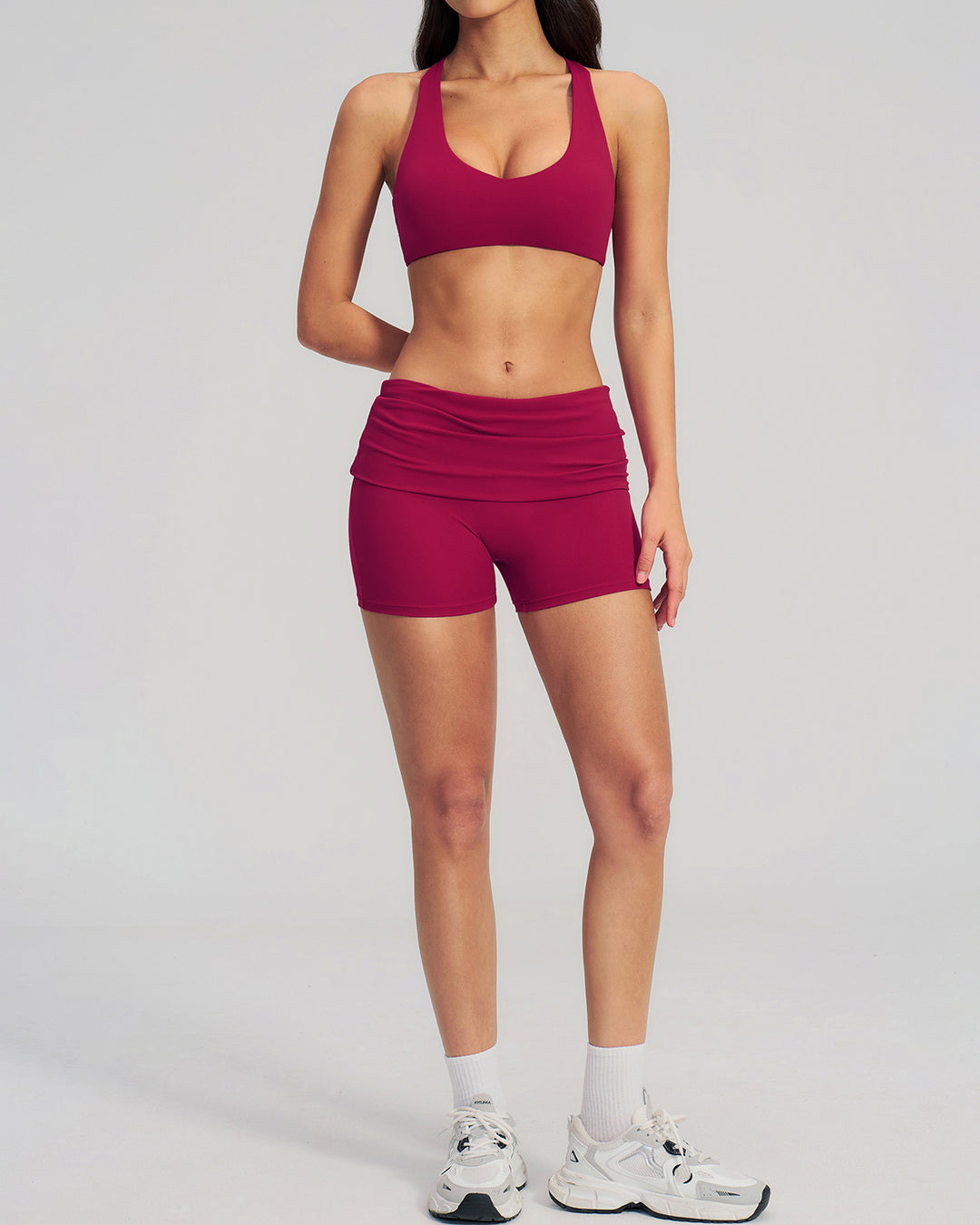 Kenza Seamless Shorts - Berry