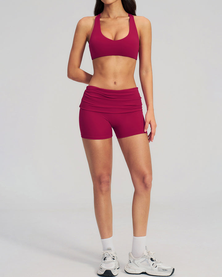 Kenza Seamless Shorts - Berry