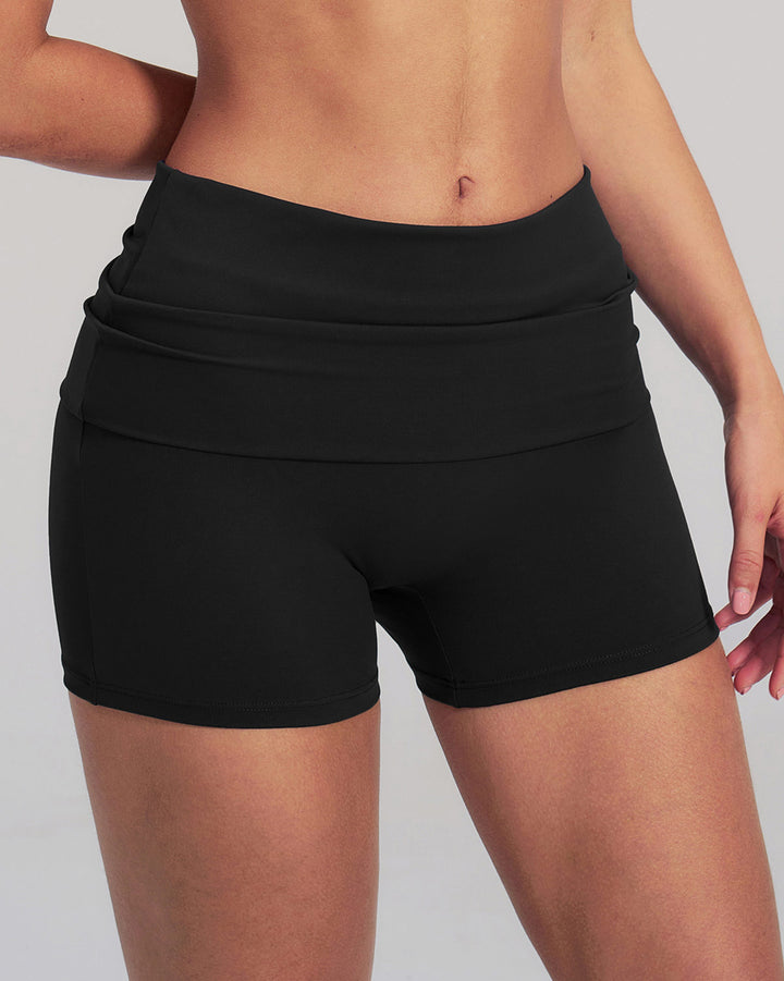Kenza Seamless Shorts - Black