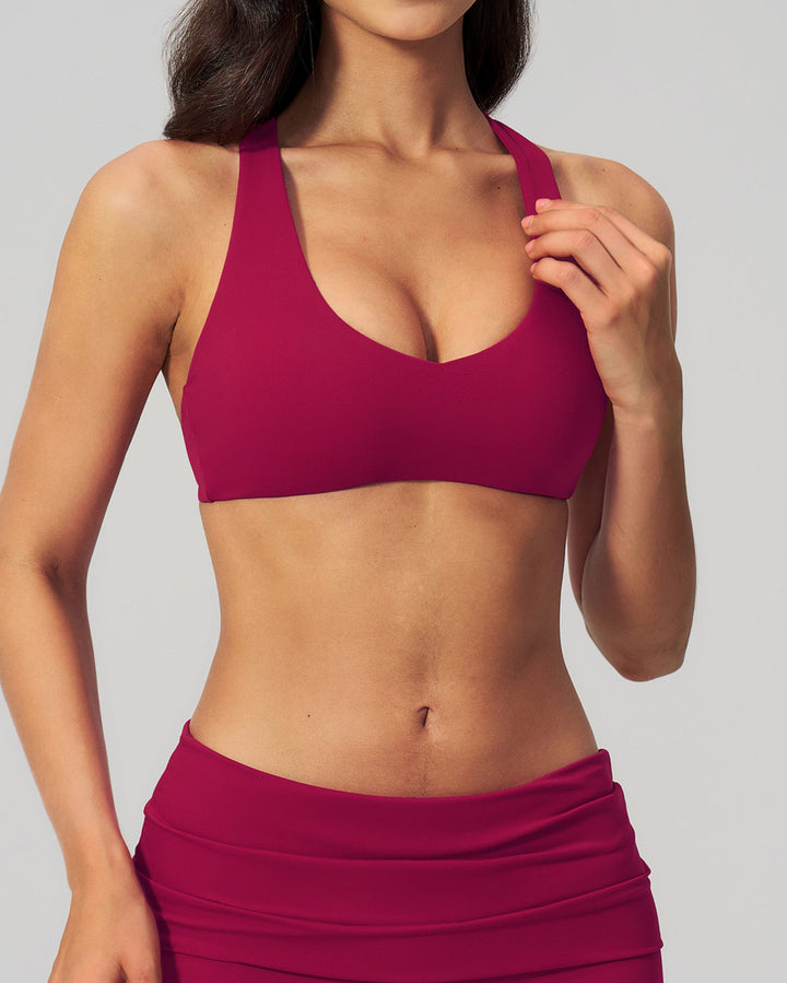 Kenza Sports Bra - Berry