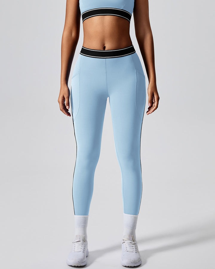 Kestrel Pocket Leggings - Sky Blue