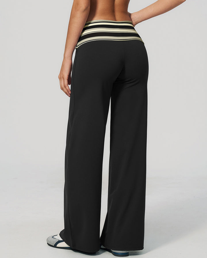 Lacey Leggings - Black Stripe