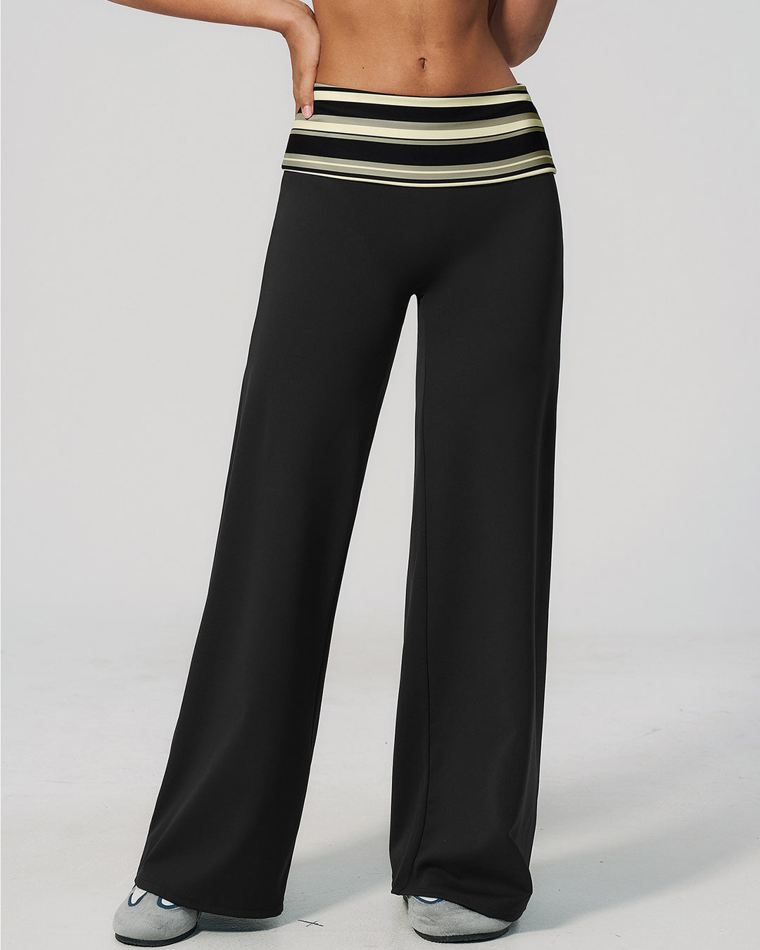 Lacey Leggings - Black Stripe