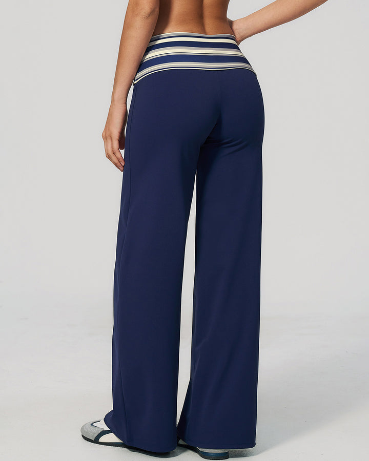 Lacey Leggings - Navy Stripe
