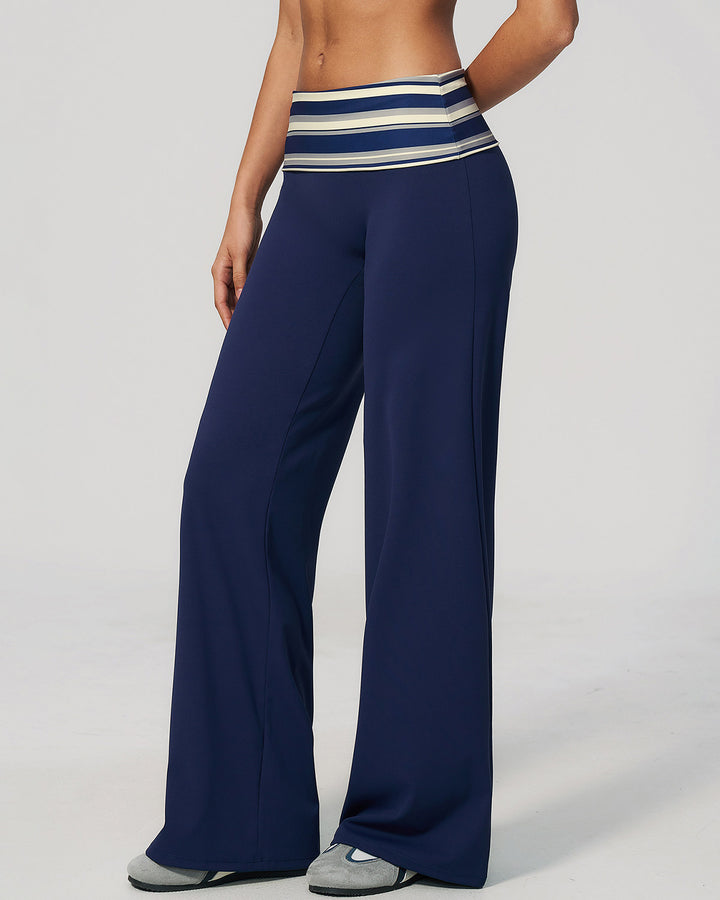 Lacey Leggings - Navy Stripe
