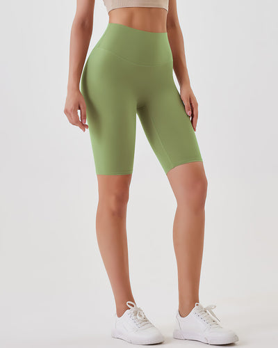 Lara Seamless Biker Shorts - Avocado