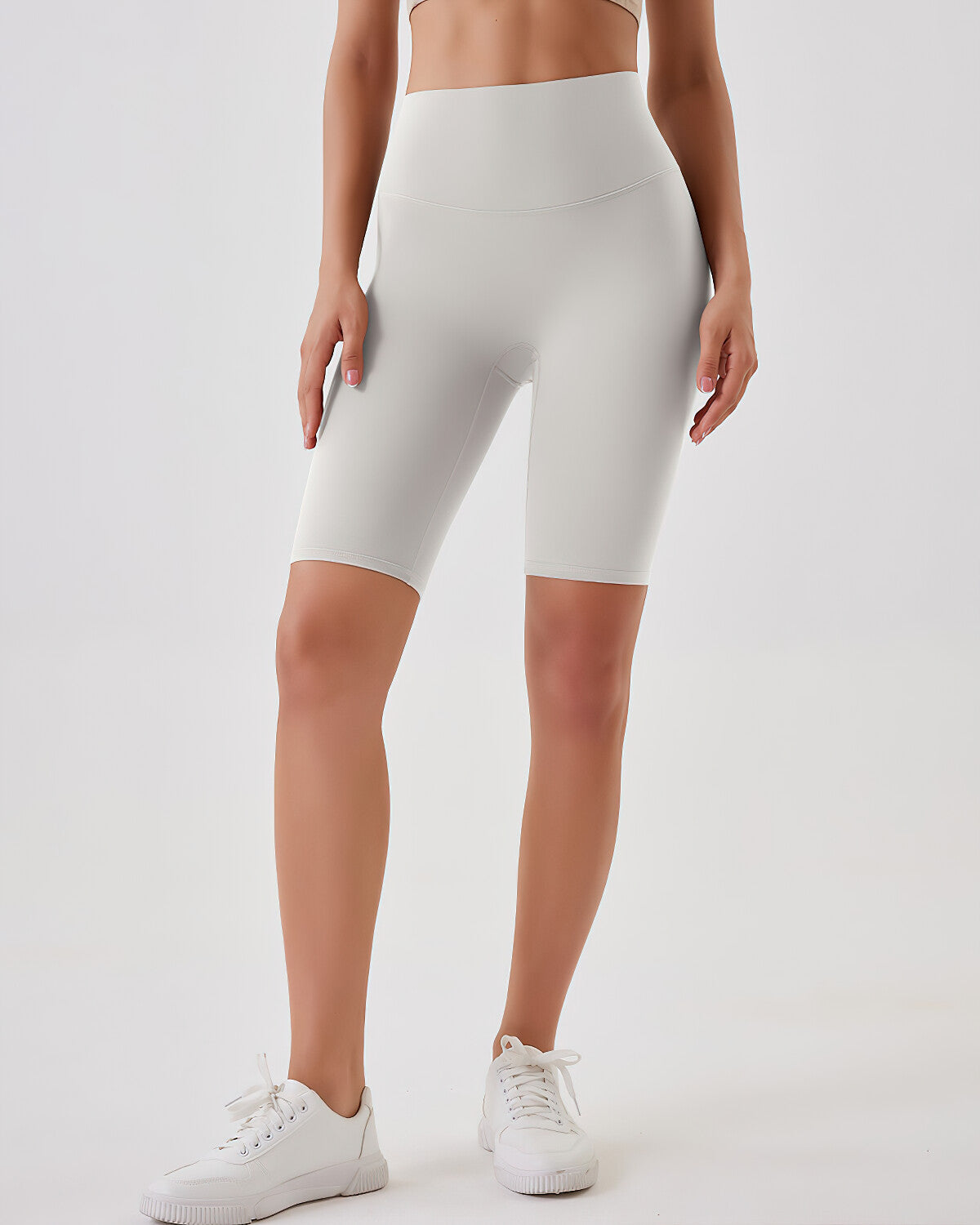 Lara Seamless Biker Shorts - Cloud