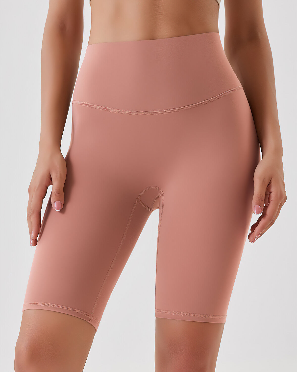 Lara Seamless Biker Shorts - Old Rose