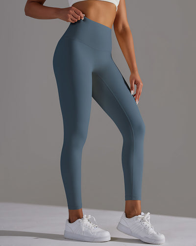 Lara Seamless Leggings - Steel Blue