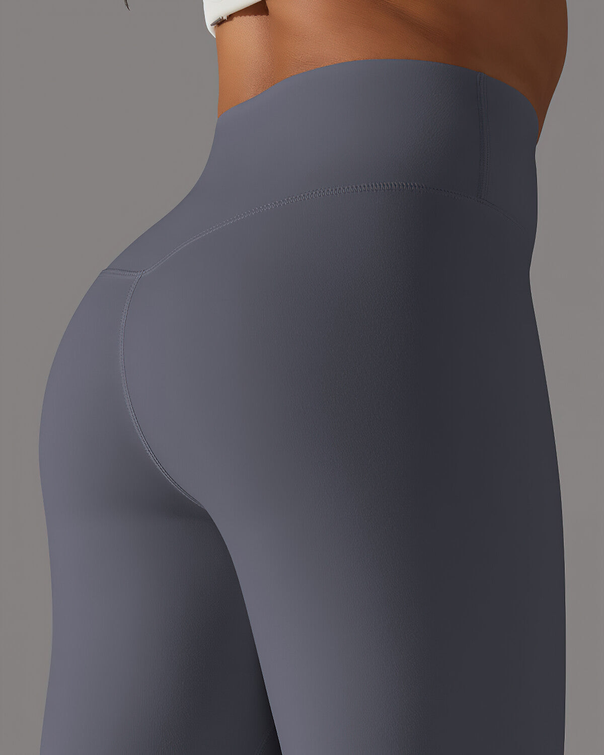 Lara Seamless Leggings - Stormy Blue