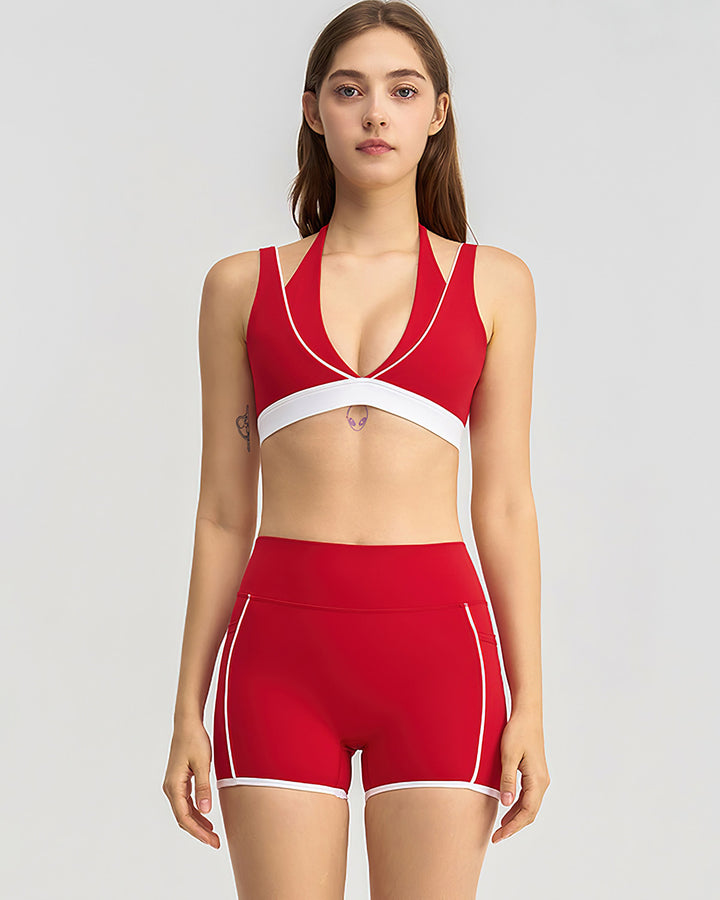 Linnea Seamless Shorts - Red