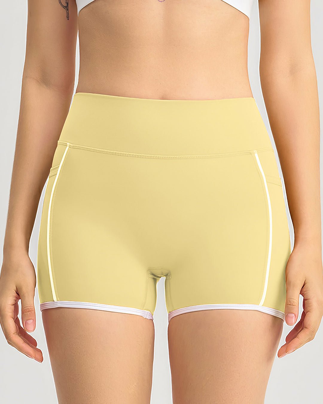 Linnea Seamless Shorts - Yellow