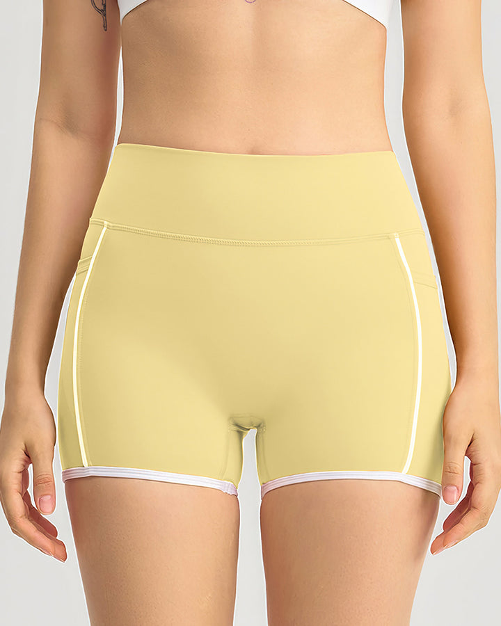 Linnea Seamless Shorts - Yellow