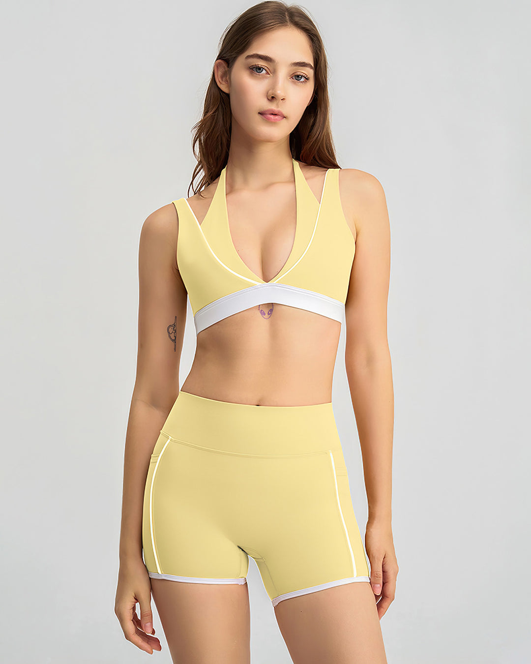 Linnea Sports Bra - Yellow