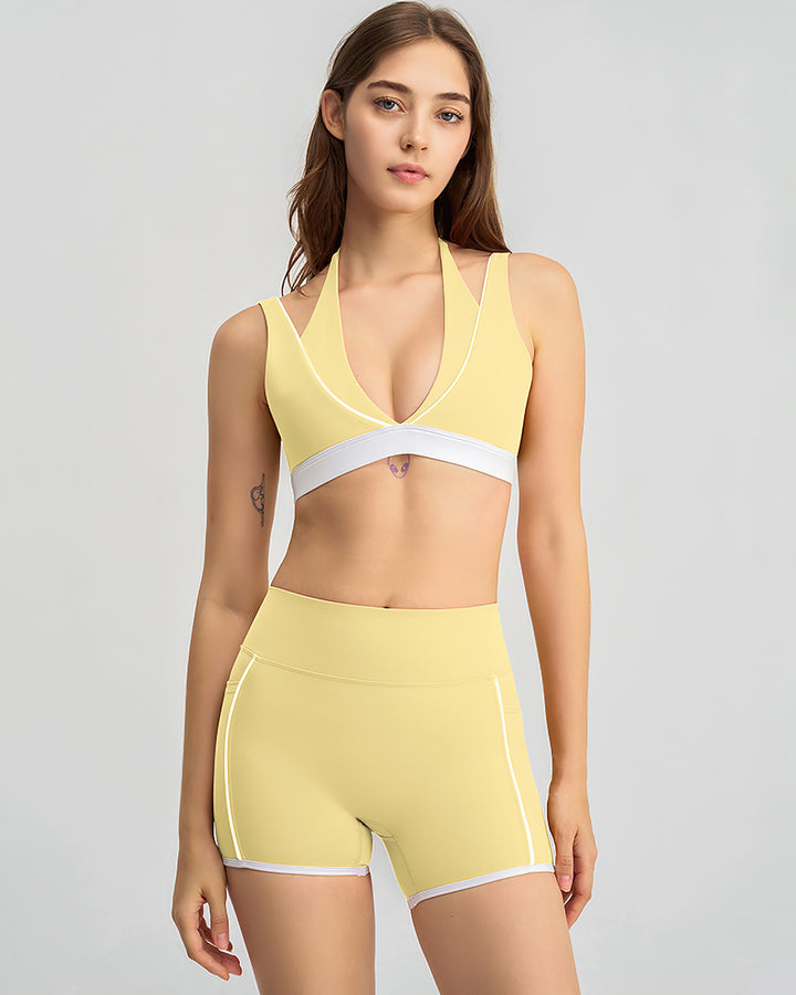 Linnea Sports Bra - Yellow