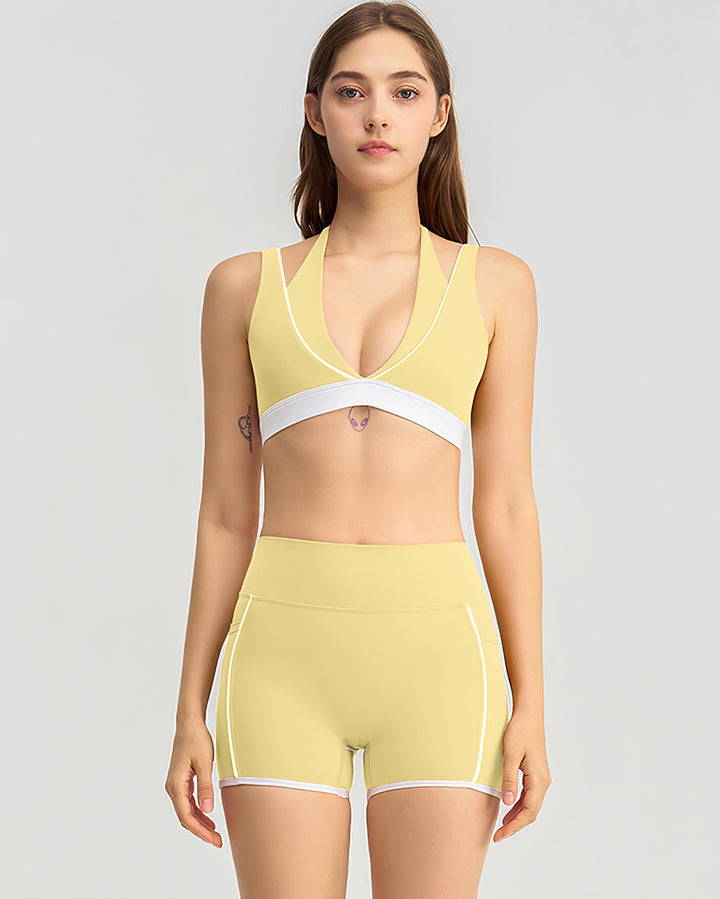 Linnea Sports Bra - Yellow