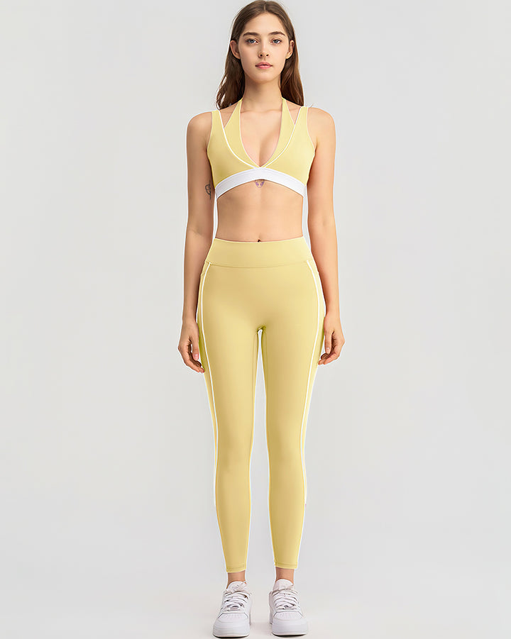 Linnea Sports Bra - Yellow