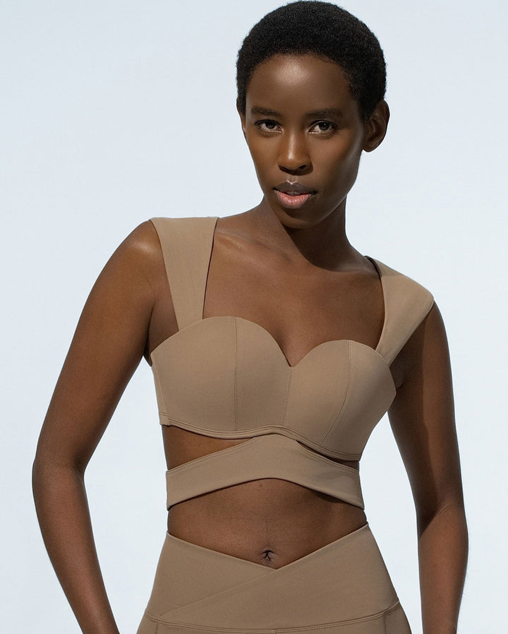 Liora Sports Bra - Brown