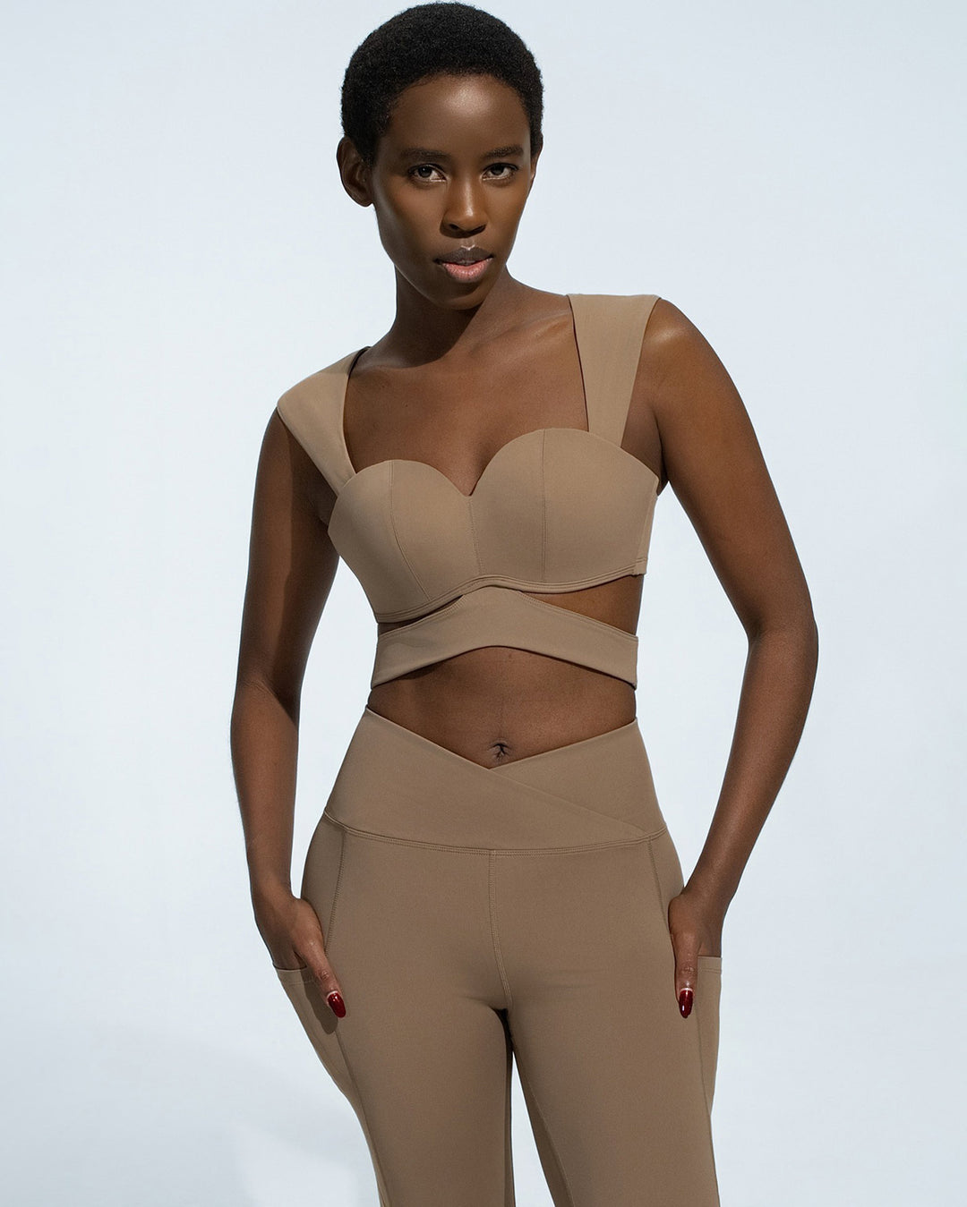 Liora Sports Bra - Brown
