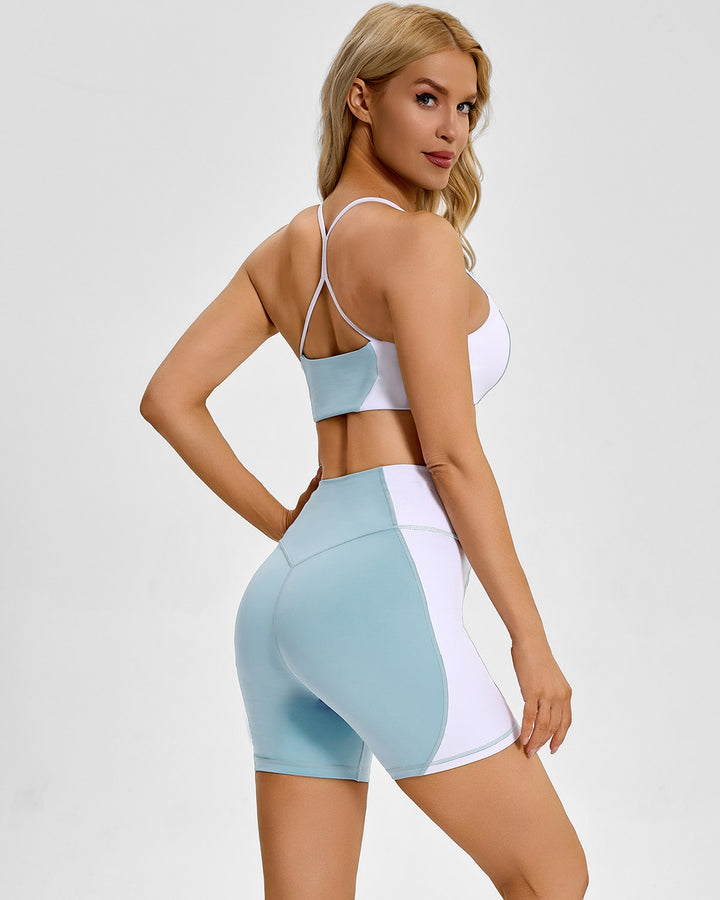 Lysandra Seamless Shorts - Blue