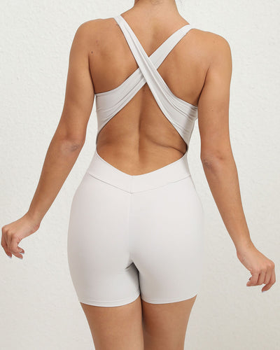 Macy Seamless Jumpsuit - White