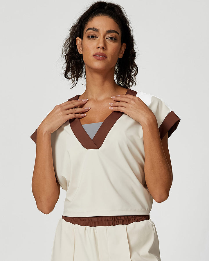 Marcella Crop Top - Beige
