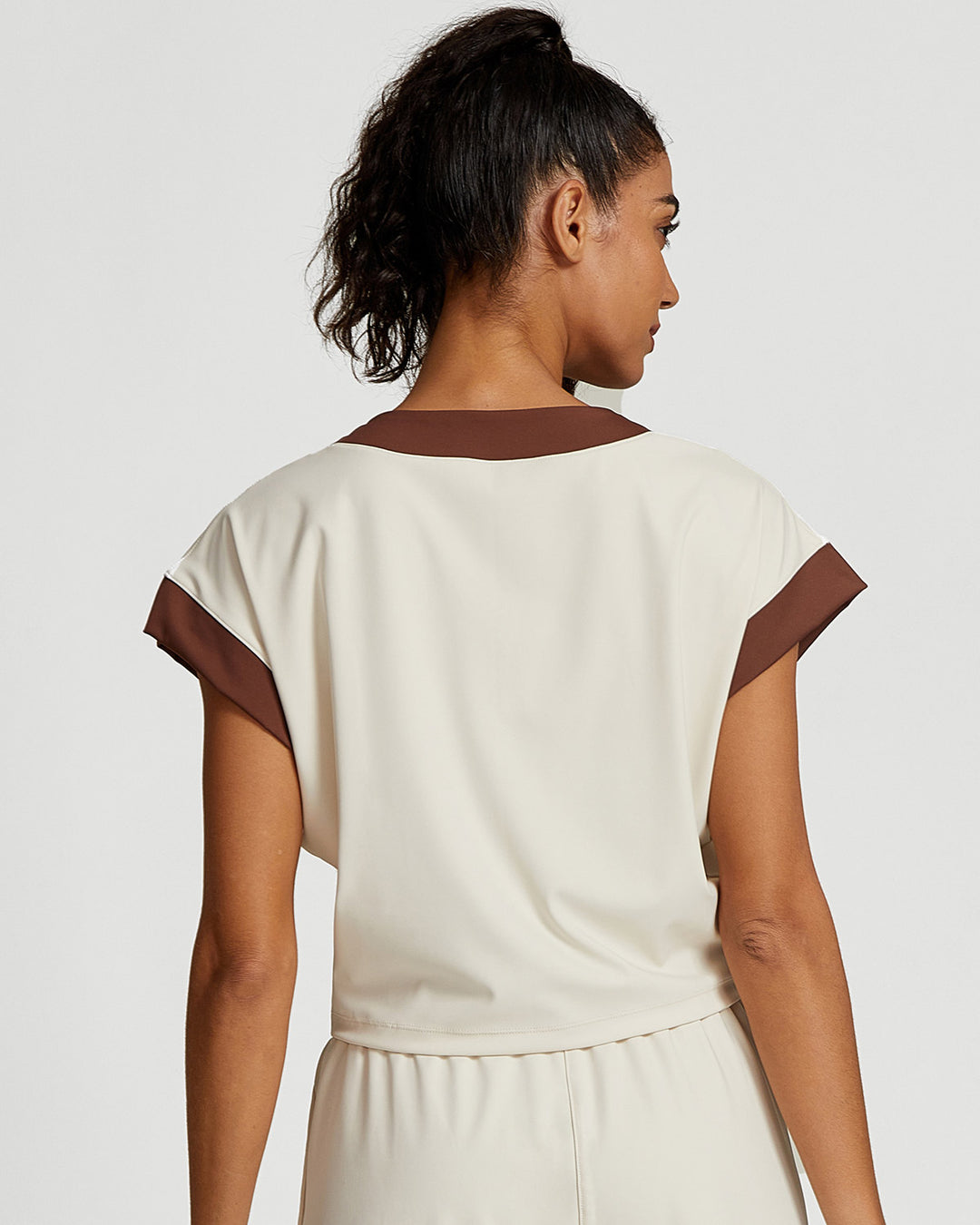 Marcella Crop Top - Beige