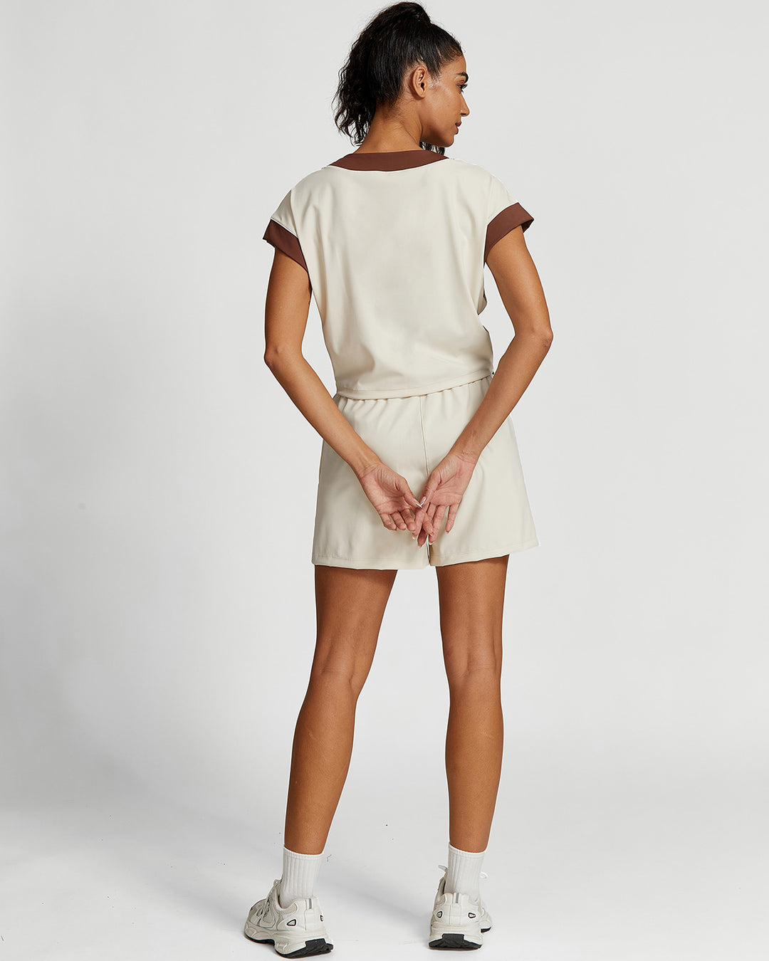 Marcella Crop Top - Beige