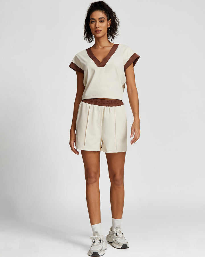 Marcella Crop Top - Beige