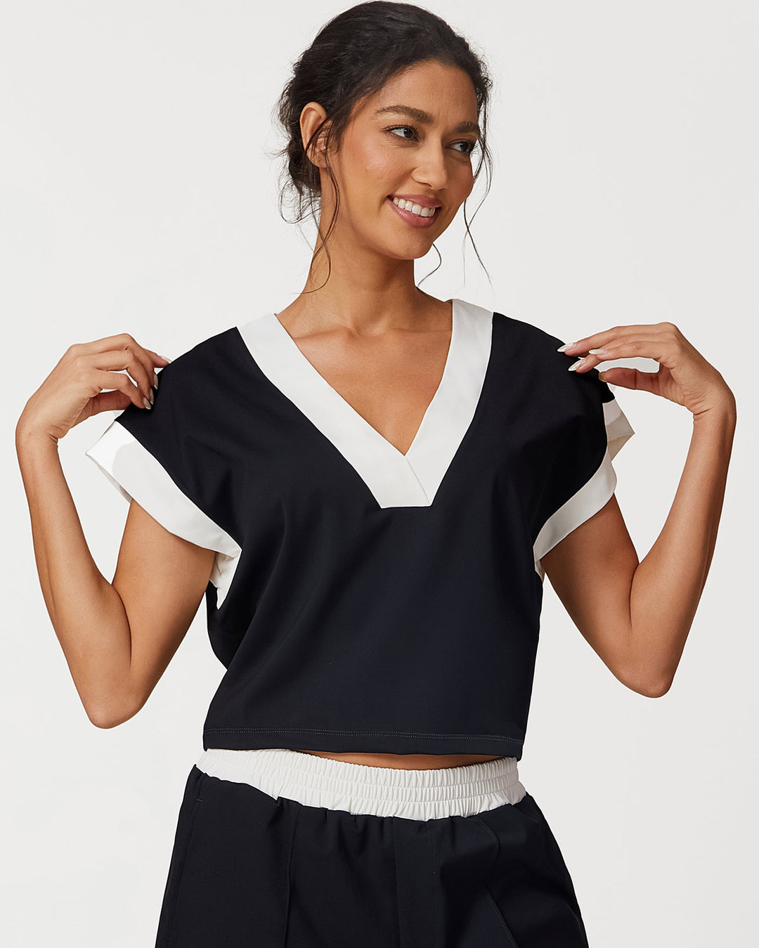 Marcella Crop Top - Black