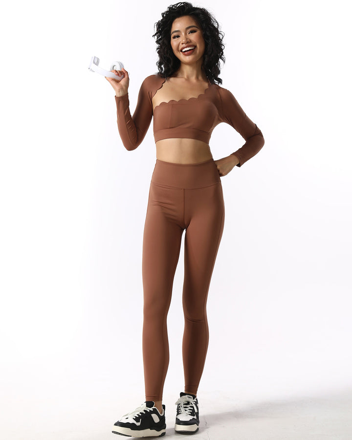 Maren Leggings - Brown