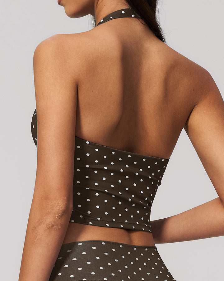 Maribel Crop Top - Brown