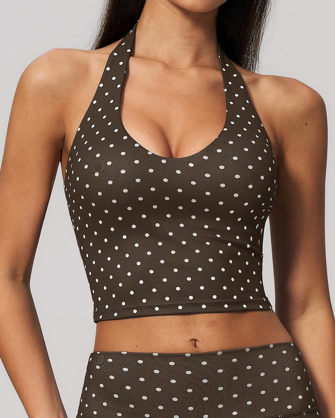 Maribel Crop Top - Brown