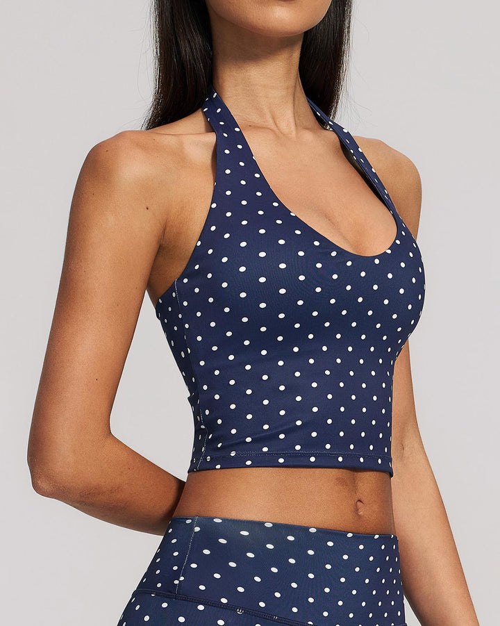 Maribel Crop Top - Navy