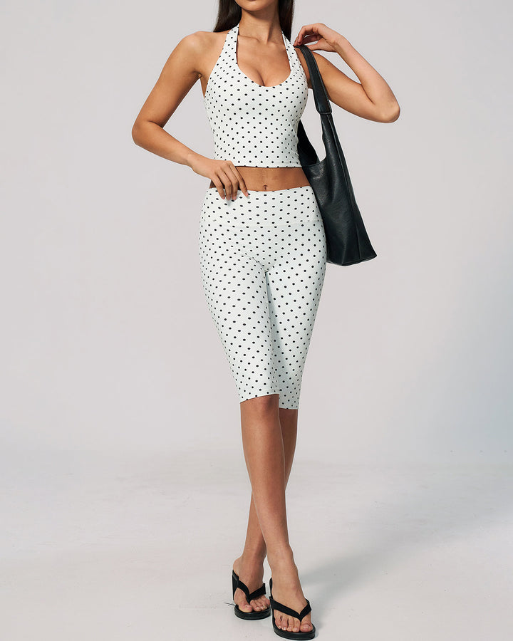 Maribel Crop Top - White