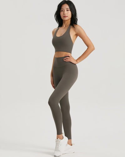 Marlowe Seamless Leggings - Ash Brown