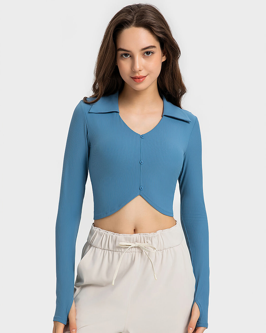 Megan Long Sleeve - Blue