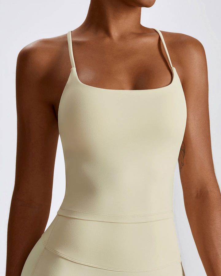 Melisa Crop Top - Beige