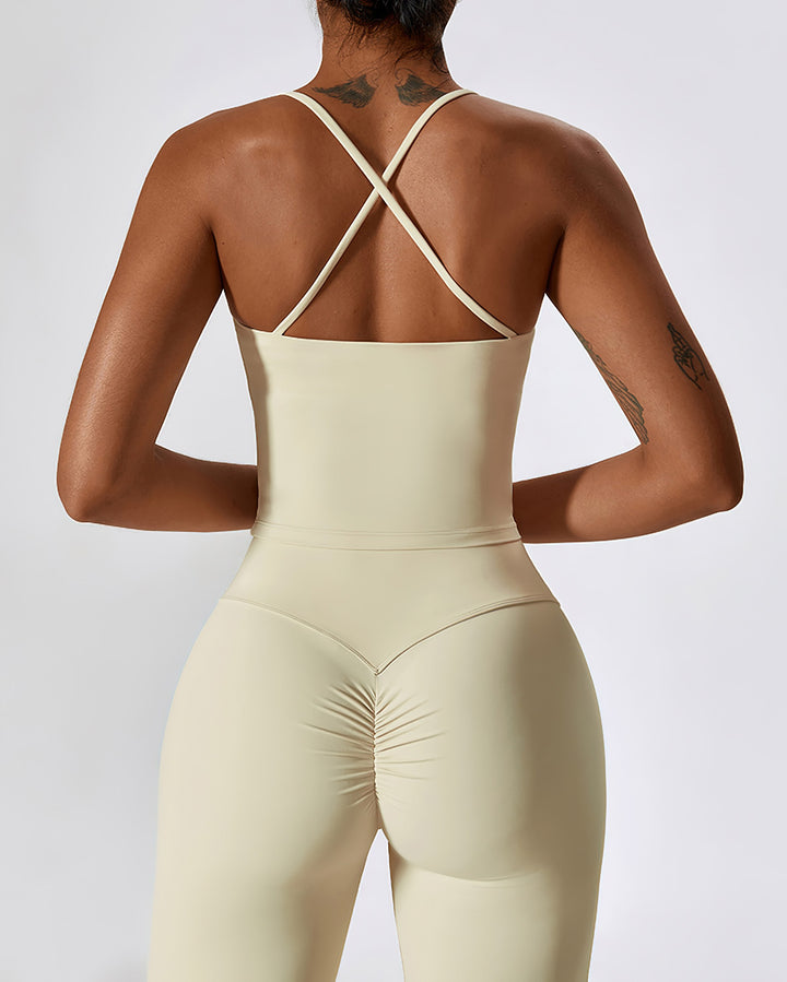 Melisa Crop Top - Beige