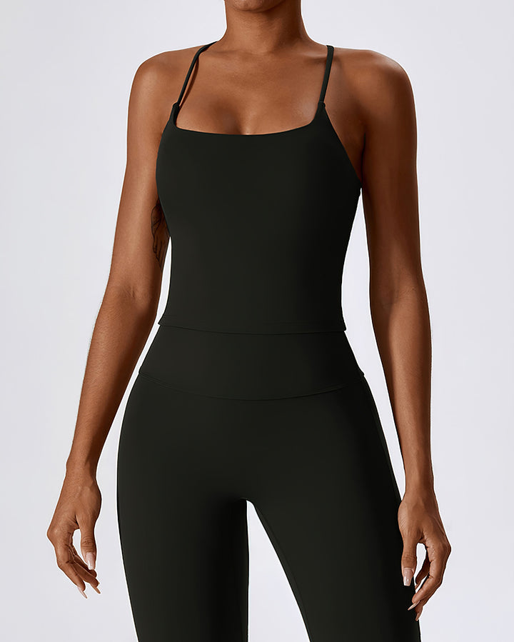 Melisa Crop Top - Black