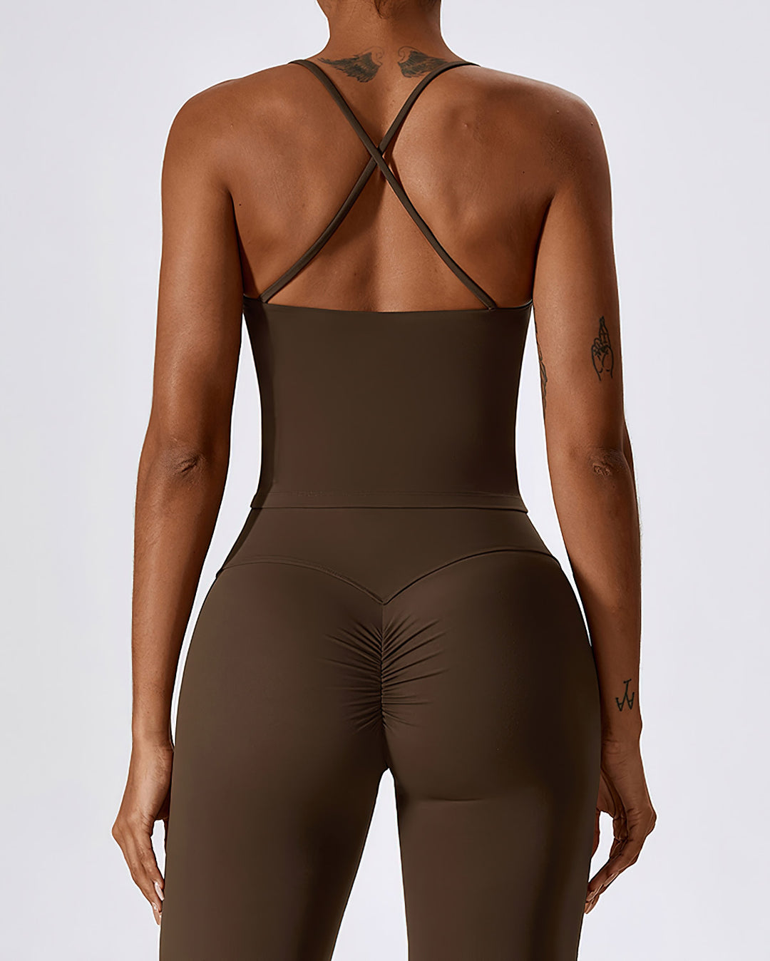 Melisa Crop Top - Brown