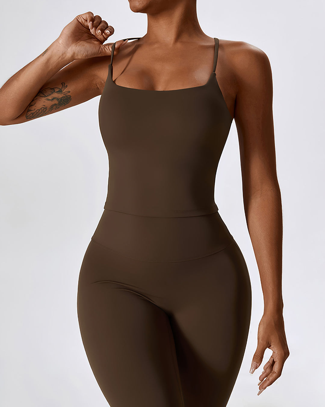 Melisa Crop Top - Brown