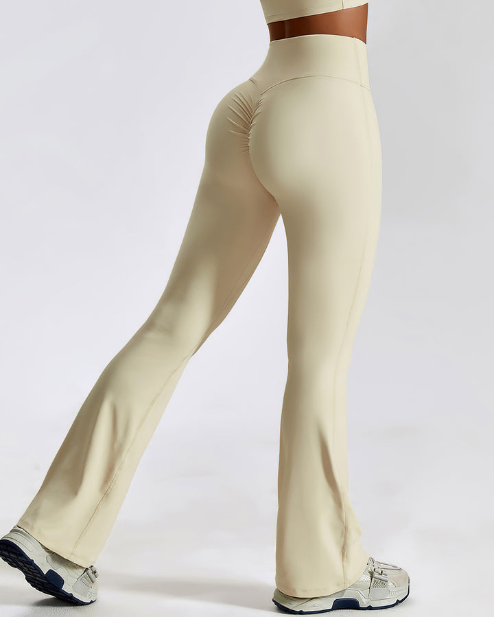 Melisa Flare Leggings - Beige