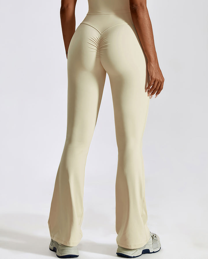 Melisa Flare Leggings - Beige