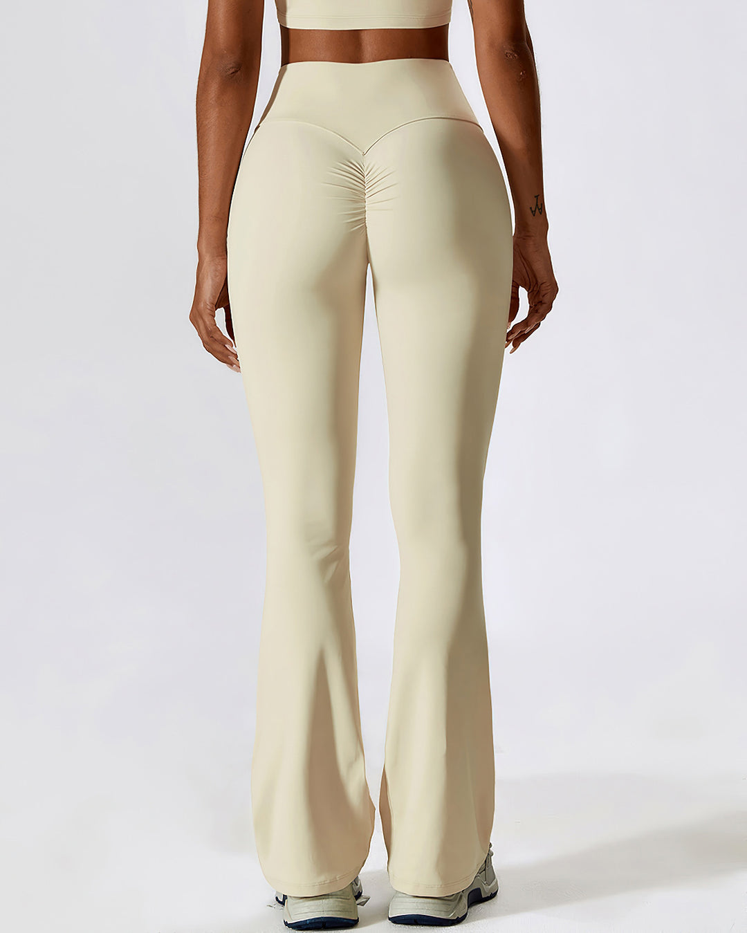 Melisa Flare Leggings - Beige