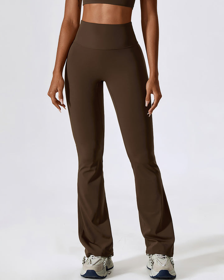 Melisa Flare Leggings - Brown