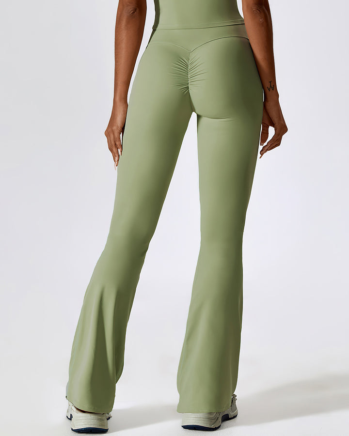 Melisa Flare Leggings - Green
