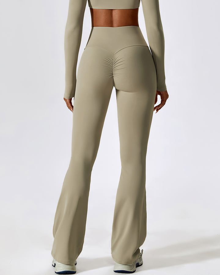 Melisa Flare Leggings - Khaki