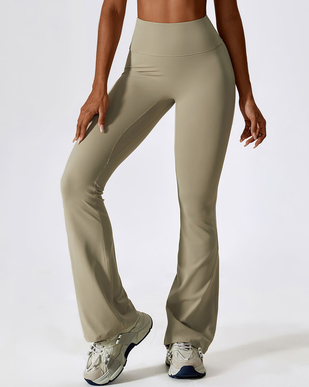 Melisa Flare Leggings - Khaki
